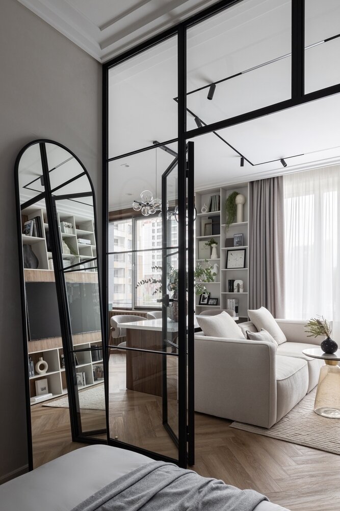 Фотография: Спальня в стиле Современный, Квартира, Студия, Проект дня, Москва, до 40 метров, Sloyarch – фото на INMYROOM