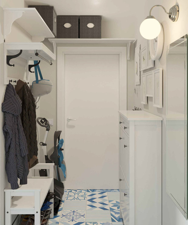 Фотография: Прихожая в стиле Скандинавский, Гид, ИКЕА, П-44 – фото на INMYROOM