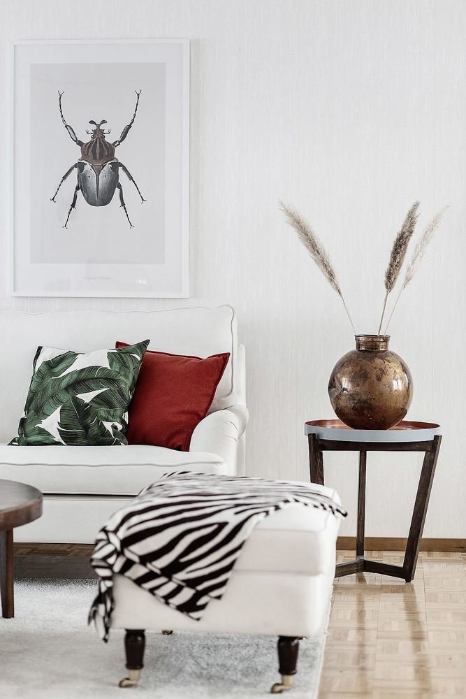 Фотография: Гостиная в стиле Современный, Кухня и столовая, Декор интерьера, Дом, Швеция, Стокгольм, как создать уютную атмосферу, 4 и больше, Более 90 метров, гостеприимный интерьер – фото на INMYROOM