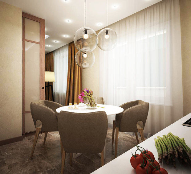 Фото из портфолио Квартира на Речном Вокзале, 105 м2 – фотографии дизайна интерьеров на INMYROOM