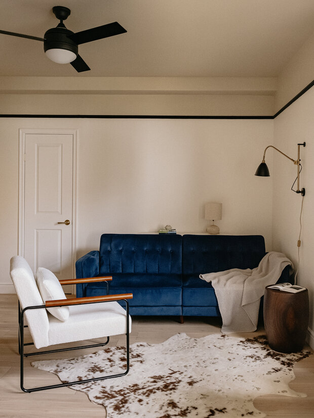 Фотография: Гостиная в стиле Современный, Эко, Квартира, Студия, США, Проект недели, Калифорния, 40-60 метров, Bravo.Bureau – фото на INMYROOM