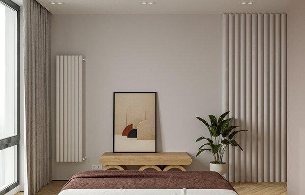Фотография: Спальня в стиле Современный, Минимализм, Квартира, Проект недели, Санкт-Петербург, 2 комнаты, 60-90 метров, Студия дизайна Максимаджи – фото на INMYROOM
