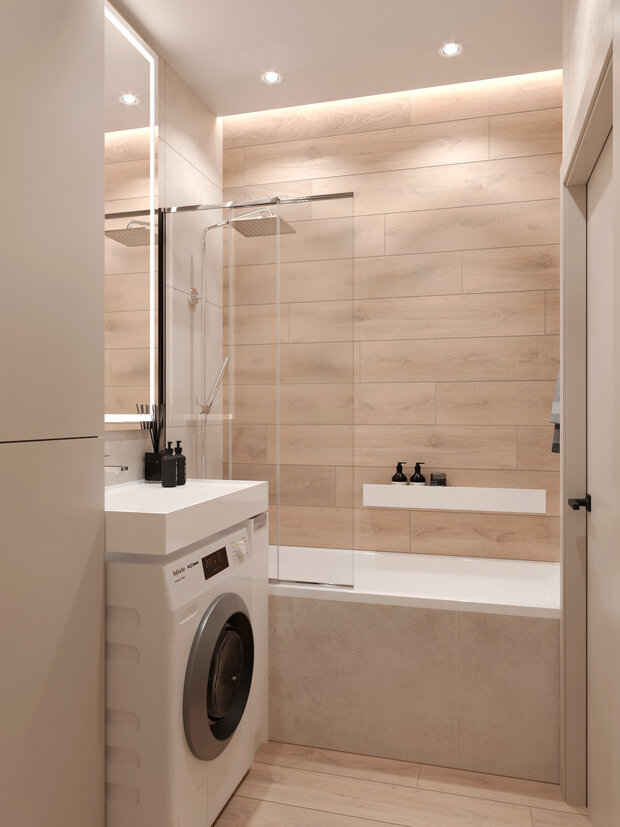 Фото из портфолио Квартира на Областной 42,0 м2 – фотографии дизайна интерьеров на INMYROOM
