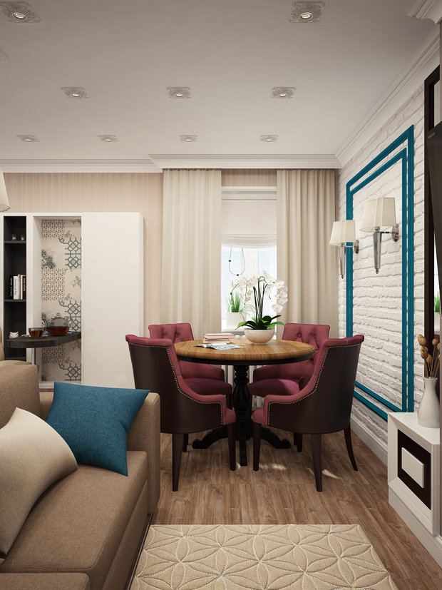 Фото из портфолио Переделка хрущевки – фотографии дизайна интерьеров на INMYROOM