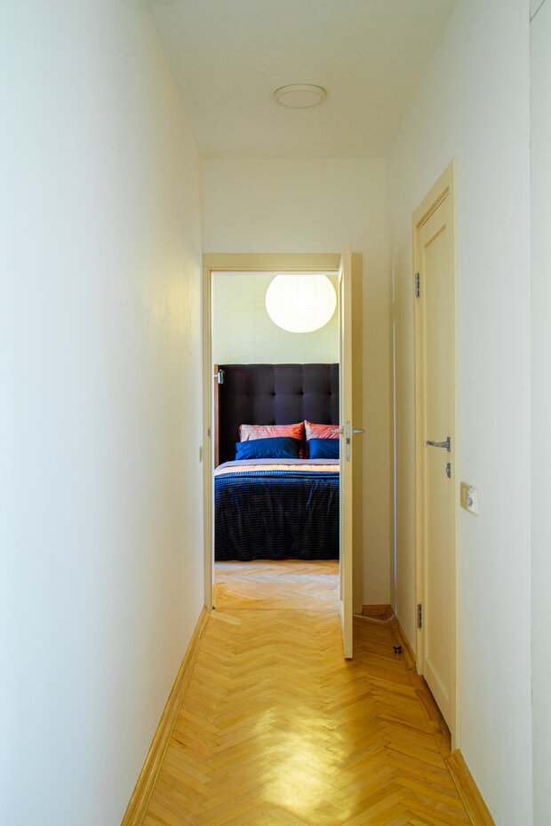 Фотография: Прихожая в стиле Скандинавский, Современный, Эклектика, Квартира, Проект дня, Москва, 2 комнаты, 60-90 метров, Павел Фотеев, Винтажный – фото на INMYROOM