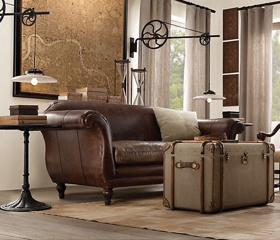 Фотография: Гостиная в стиле Прованс и Кантри, Кухня и столовая, Дом, Интерьер комнат, Restoration Hardware, Обеденная зона – фото на INMYROOM