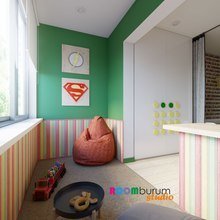 Фото из портфолио Детская в стиле LEGO – фотографии дизайна интерьеров на INMYROOM