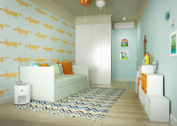 Фотография: Детская в стиле Скандинавский, Современный, Квартира, Проект недели, Анастасия Туганова – фото на INMYROOM