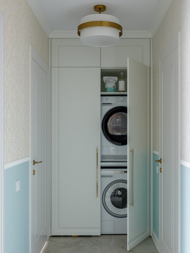 Фотография: Ванная в стиле Современный, Квартира, Проект дня, 3 комнаты, 60-90 метров, Уфа, Ольга Маганова, современный с элементами классики и роскоши – фото на INMYROOM