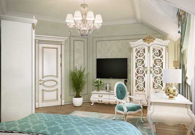 Фото из портфолио Торжественная классика – фотографии дизайна интерьеров на INMYROOM