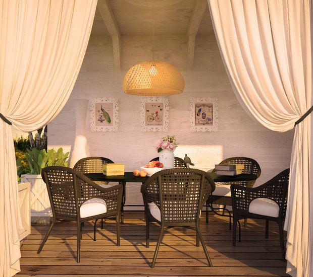 Фото из портфолио Уютный дом в стиле прованс – фотографии дизайна интерьеров на INMYROOM