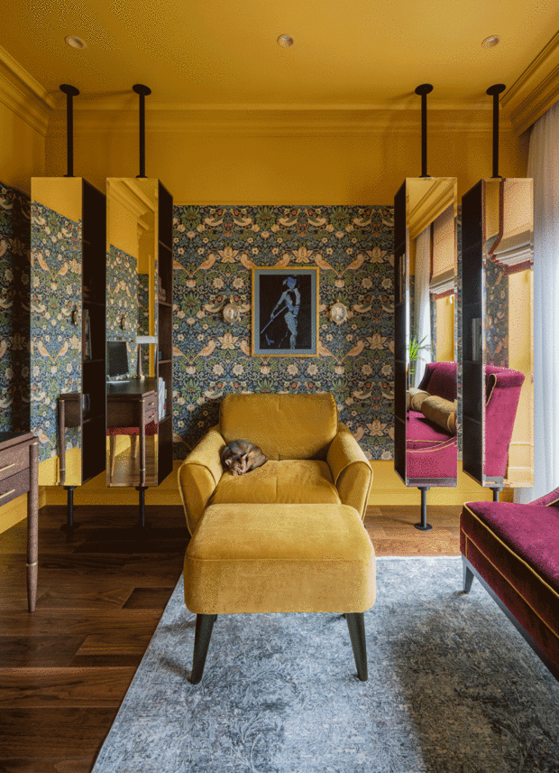 Фотография: Кабинет в стиле Современный, Эклектика, Квартира, Проект недели, Москва, Евгения Матвеенко, FlatsDesign, 3 комнаты, 60-90 метров – фото на INMYROOM