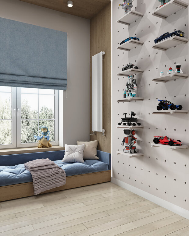 Фото из портфолио Проект квартиры для семьи с детьми – фотографии дизайна интерьеров на INMYROOM