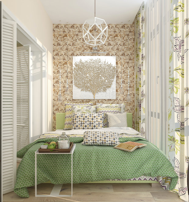 Фото из портфолио Спальня "Mojito" – фотографии дизайна интерьеров на INMYROOM