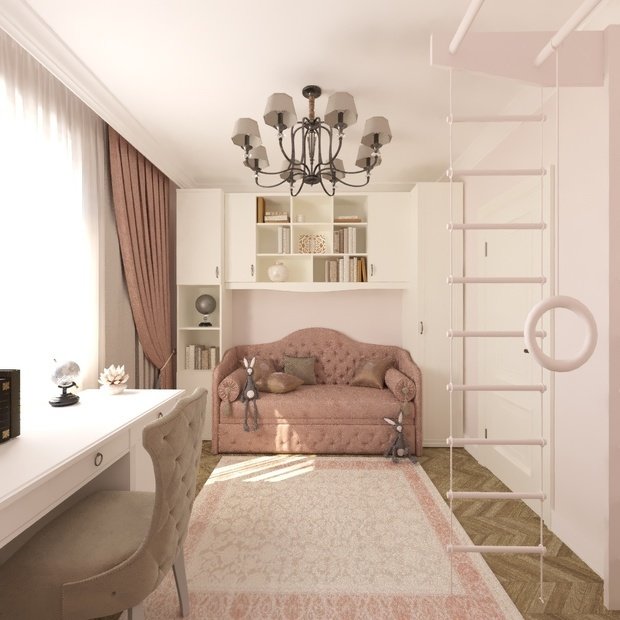 Фото из портфолио Детская неоклассика – фотографии дизайна интерьеров на INMYROOM