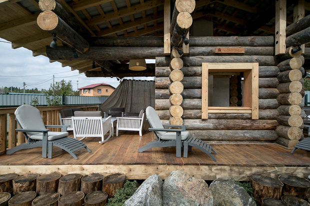 Фотография: Балкон, Терраса в стиле Прованс и Кантри, Современный, Дачный ответ – фото на INMYROOM