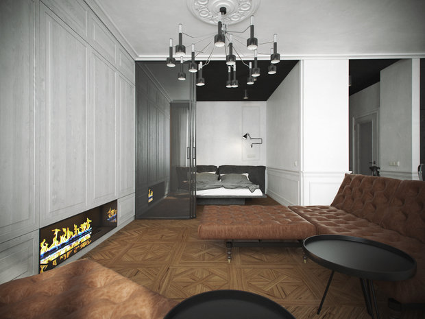 Фотография: Гостиная в стиле Современный, Эклектика,  – фото на INMYROOM