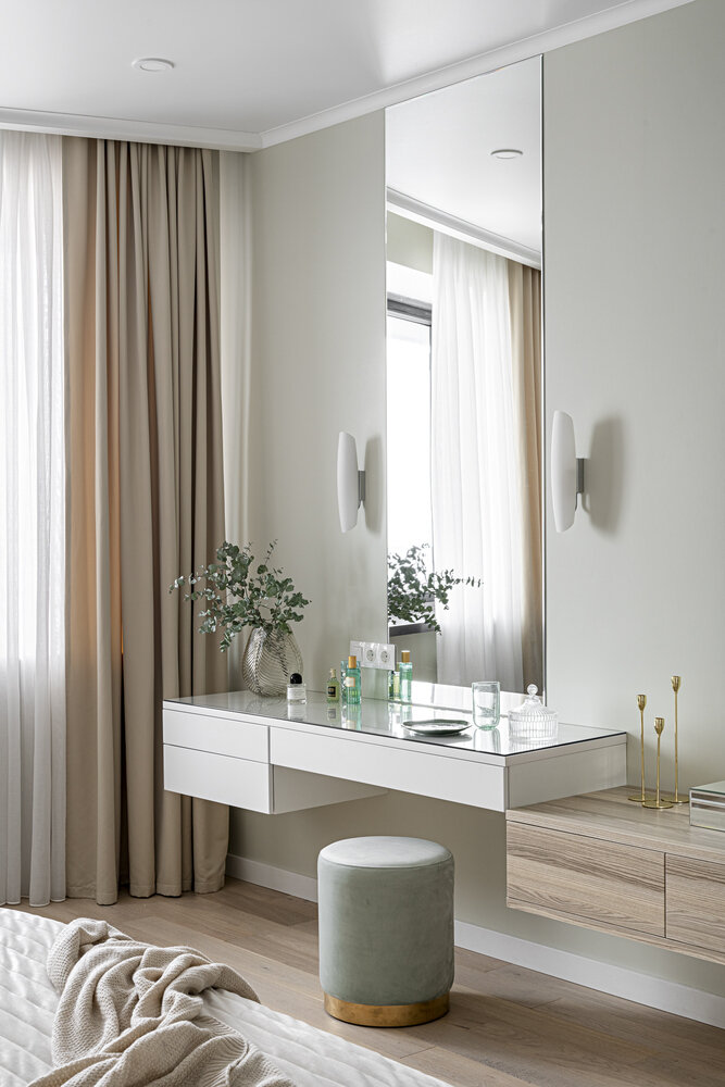 Фотография: Спальня в стиле Современный, Минимализм, Квартира, Проект недели, Казань, 4 и больше, Более 90 метров, Averinastudio, Ксения Аверина – фото на INMYROOM