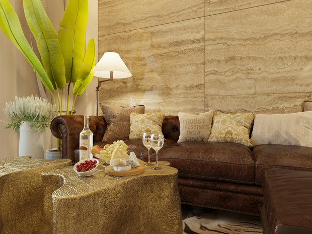 Фото из портфолио дизайн-проект квартиры в винтажном колониальном стиле в г. Москва – фотографии дизайна интерьеров на INMYROOM