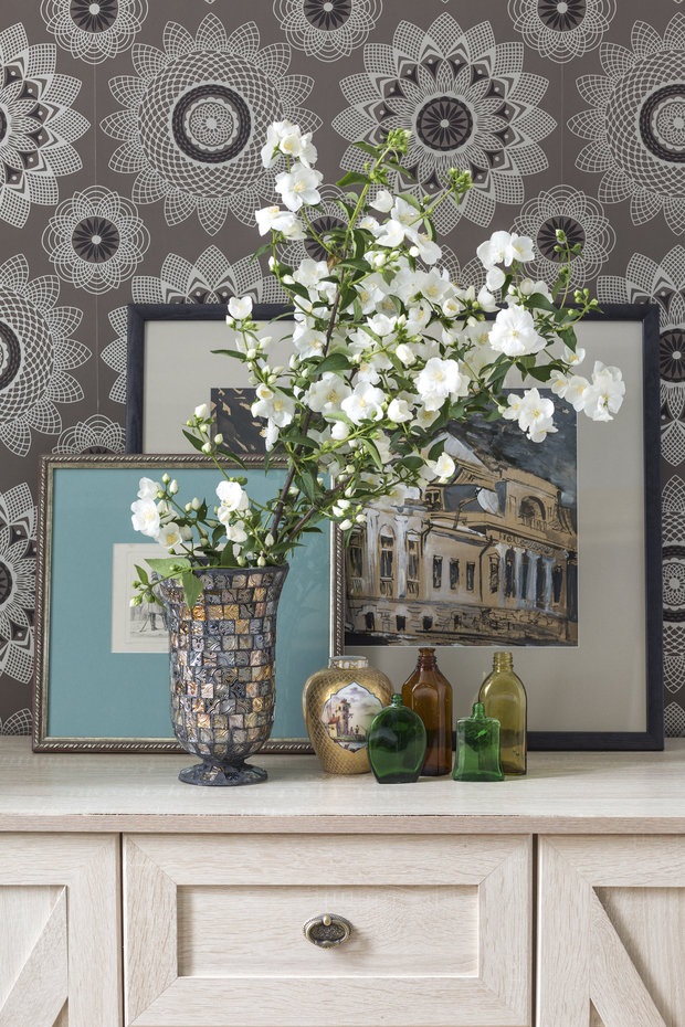 Фотография: Декор в стиле Эклектика, Современный, Квартира, Проект недели, Москва, Евгений Кулибаба, Монолитный дом, 2 комнаты, 40-60 метров, Мария Черкасова – фото на INMYROOM