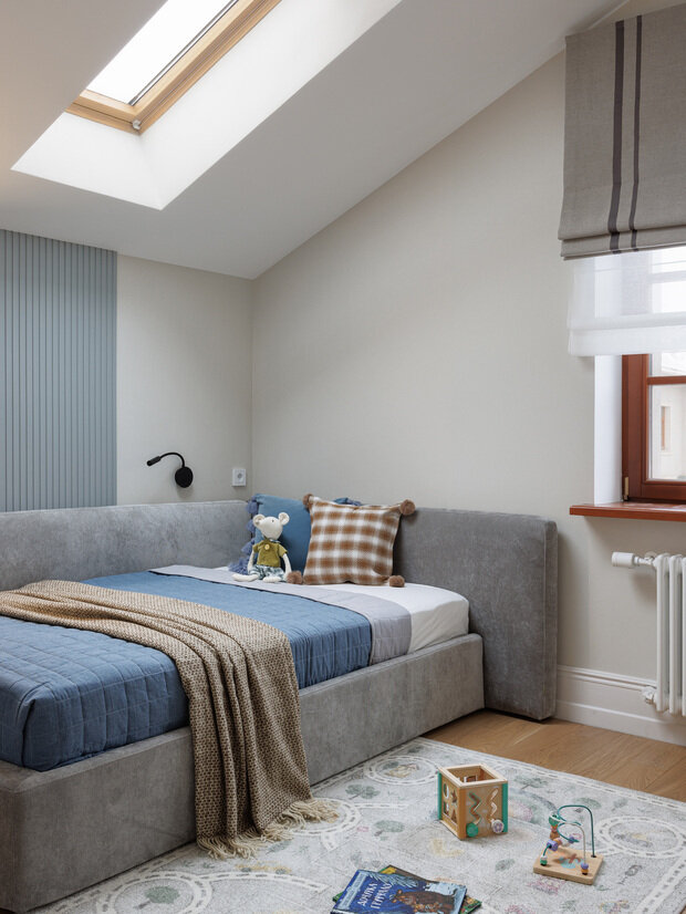 Фотография: Детская в стиле Современный, Дом, Проект дня, Дом и дача, Казань, Кирпичный дом, 4 и больше, Более 90 метров, классический с современными элементами, Айгуль Калимуллина – фото на INMYROOM