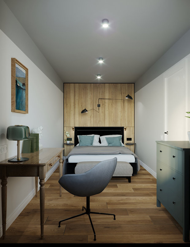 Фото из портфолио Дизайн однокомнатной квартиры – фотографии дизайна интерьеров на INMYROOM