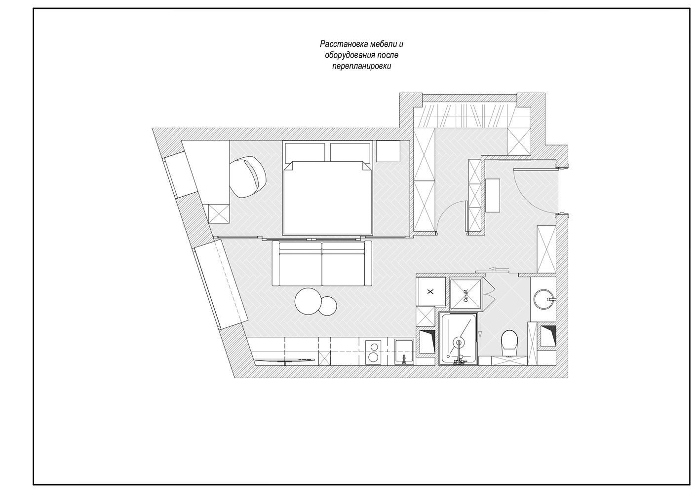 Фотография: Планировки в стиле , Современный, Малогабаритная квартира, Квартира, Студия, Проект недели, Москва, Монолитный дом, до 40 метров, ЖК «Сердце Столицы», Галина Акчурина – фото на INMYROOM Фотография: Планировки в стиле , Современный, Малогабаритная квартира, Квартира, Студия, Проект недели, Москва, Монолитный дом, до 40 метров, ЖК «Сердце Столицы», Галина Акчурина – фото на INMYROOM