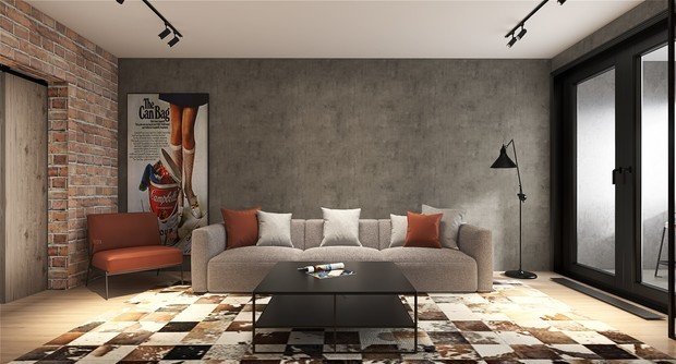 Фото из портфолио Трехкомнатная квартира в стиле LOFT – фотографии дизайна интерьеров на INMYROOM