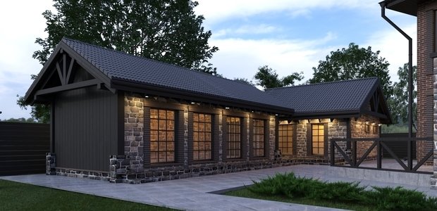 Фото из портфолио Баня в деревенском английском стиле – фотографии дизайна интерьеров на INMYROOM