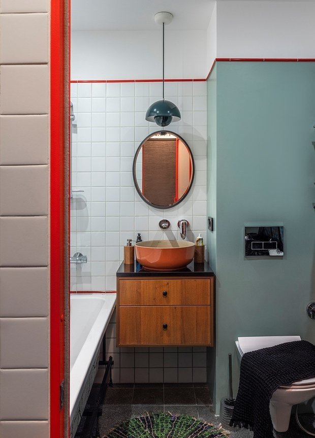 Фотография: Ванная в стиле Скандинавский, Гид – фото на INMYROOM