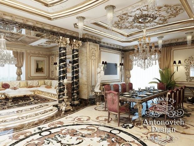 Фото из портфолио Дизайн дома Алматы. Классика роскоши от Luxury Antonovich Design – фотографии дизайна интерьеров на InMyRoom.ru