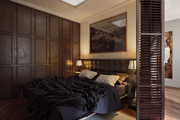 Фото из портфолио С мужским характером – фотографии дизайна интерьеров на INMYROOM