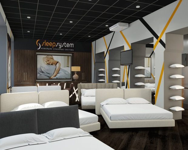 Фото из портфолио Шоу-рум "Sleep System" в г. Москва – фотографии дизайна интерьеров на INMYROOM