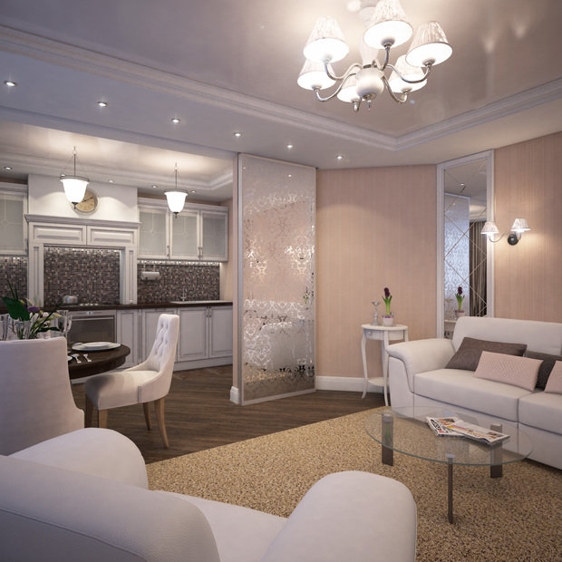 Фото из портфолио Проект двухкомнатной квартиры – фотографии дизайна интерьеров на INMYROOM