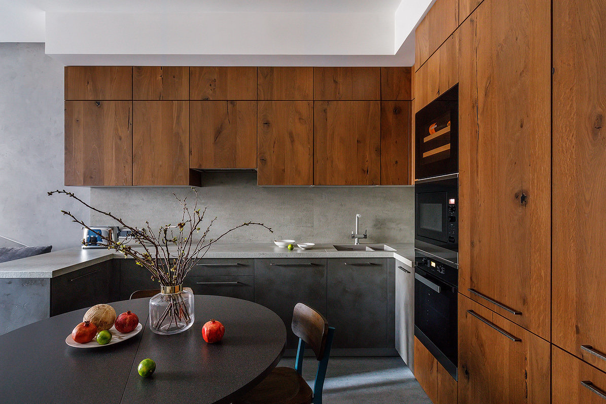 Фотография: Кухня и столовая в стиле Современный, Квартира, Проект дня, Москва, 4 и больше, Более 90 метров, Бюро IVA – фото на INMYROOM