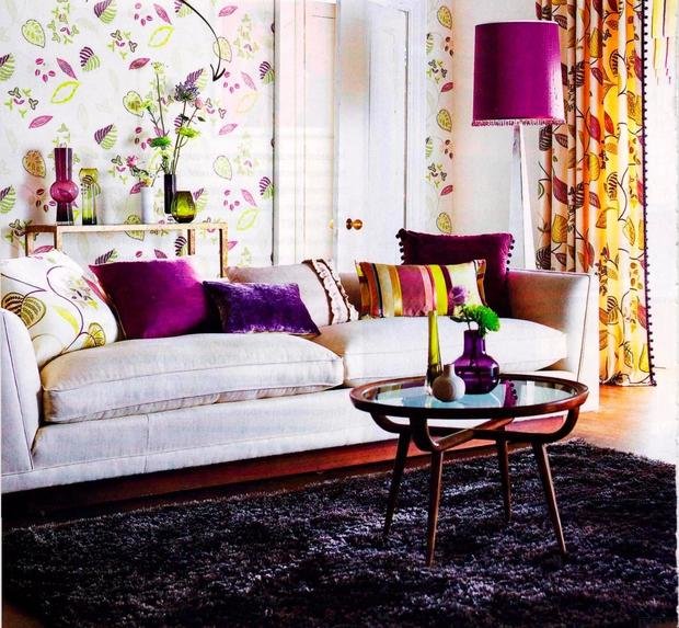 Фотография: Гостиная в стиле Прованс и Кантри, Декор интерьера, Дизайн интерьера, Цвет в интерьере, Белый, Синий, Серый – фото на INMYROOM