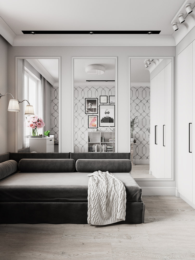 Фотография: Кабинет в стиле Классический, Современный, Квартира, Проект недели, Даша Ухлинова, Зеленоград, ГМС-1, 2 комнаты, 40-60 метров – фото на INMYROOM Фотография: Кабинет в стиле Классический, Современный, Квартира, Проект недели, Даша Ухлинова, Зеленоград, ГМС-1, 2 комнаты, 40-60 метров – фото на INMYROOM