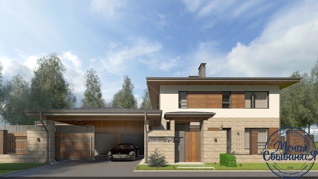 Фото из портфолио Двухэтажный загородный дом – фотографии дизайна интерьеров на INMYROOM