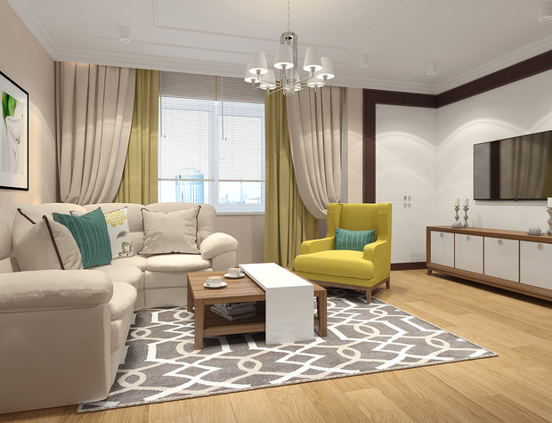 Фото из портфолио ЖК Крылов – фотографии дизайна интерьеров на INMYROOM