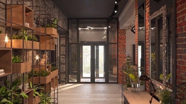 Фото из портфолио Кафе-бар в стиле эко-лофт, 250 м² – фотографии дизайна интерьеров на INMYROOM