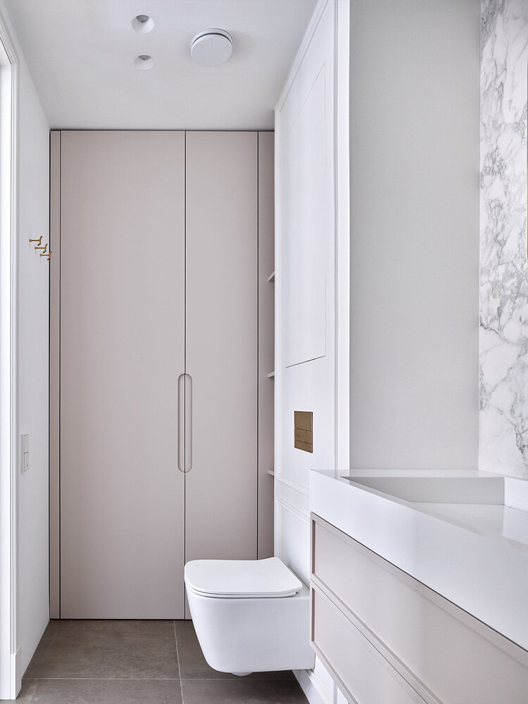 Фотография: Ванная в стиле Классический, Современный, Квартира, Проект недели, Москва, 2 комнаты, 40-60 метров, Elements – фото на INMYROOM Фотография: Ванная в стиле Классический, Современный, Квартира, Проект недели, Москва, 2 комнаты, 40-60 метров, Elements – фото на INMYROOM