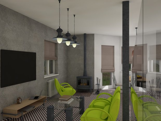 Фотография: Гостиная в стиле Лофт – фото на INMYROOM