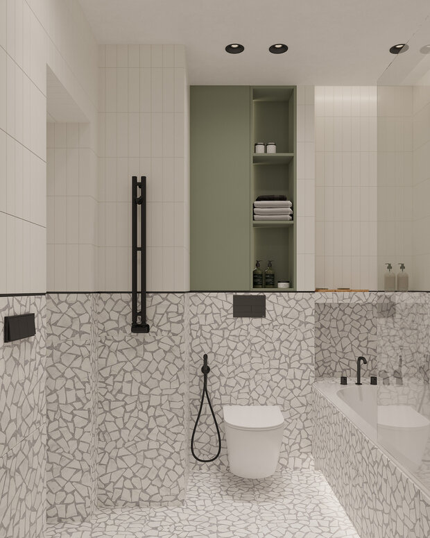 Фото из портфолио КВАРТИРА НА СУХАРЕВСКОЙ – фотографии дизайна интерьеров на INMYROOM