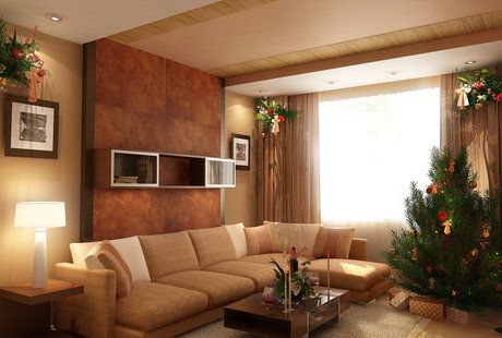 Трехкомнатная квартира 95 кв. м в современном стиле