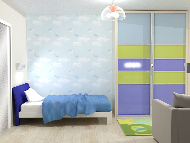 Фото из портфолио Проект двух-комнатной квартиры.  – фотографии дизайна интерьеров на INMYROOM