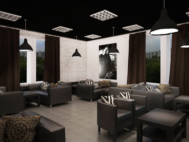 Фото из портфолио Кальянная ДУНЬКА – фотографии дизайна интерьеров на INMYROOM