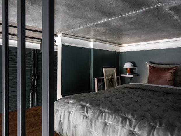 Фотография: Спальня в стиле Лофт, Современный, Малогабаритная квартира, Квартира, Студия, Проект недели, Москва, до 40 метров, Анна Зуева – фото на INMYROOM