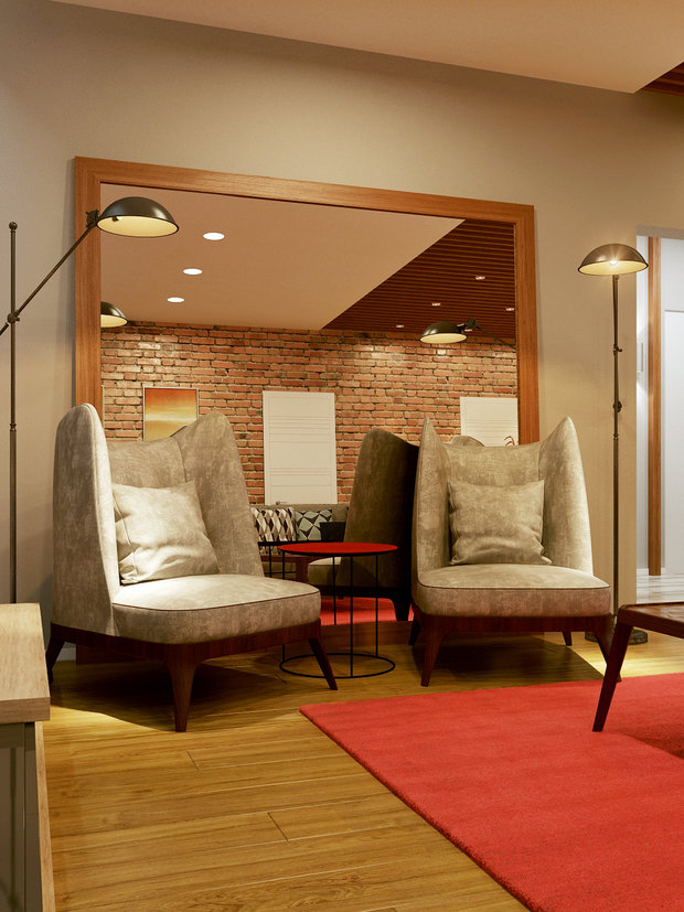 Фото из портфолио Просторная квартира в стиле Loft. Жилой комплекс "Айвазовский" г.Москва. 25 – фотографии дизайна интерьеров на INMYROOM