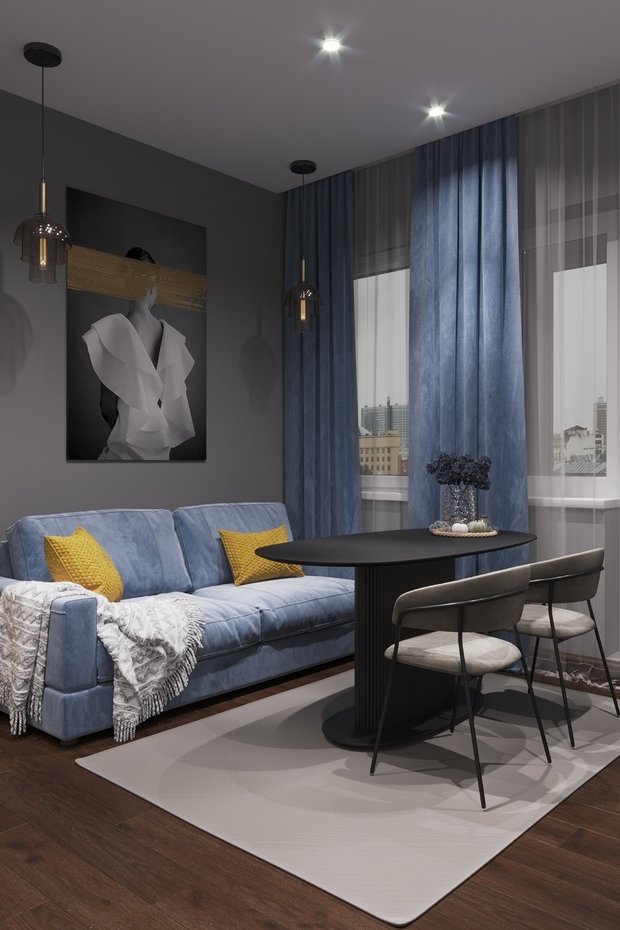 Фото из портфолио Проект квартиры-студии 28м2 – фотографии дизайна интерьеров на INMYROOM