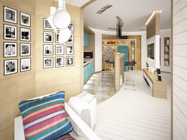 Фото из портфолио 1комн Loft – фотографии дизайна интерьеров на INMYROOM